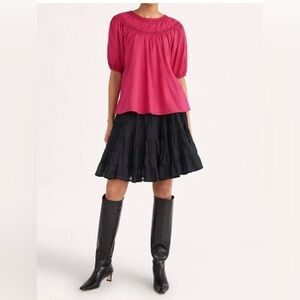 Women’s Pink Merlette Cotton Blouse